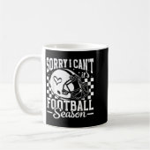 Mug Sorry I Can't It's Football Season Game Day Touchd (Gauche)