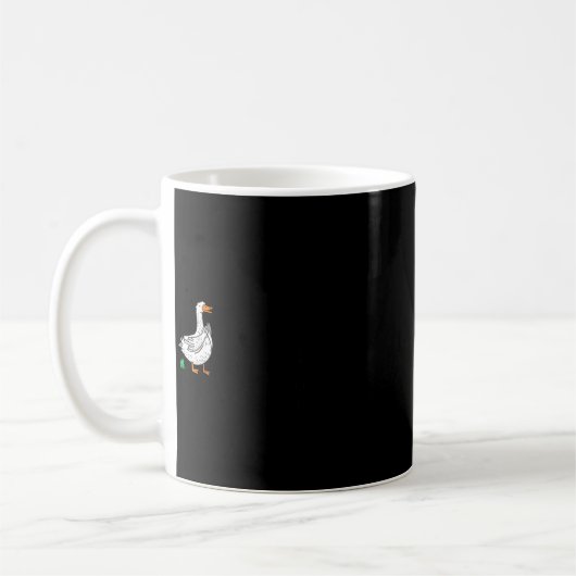 Mug Sorry I'm Late Funny Goose Christian Bible Verse F (Gauche)