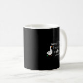 Mug Sorry I'm Late Funny Goose Christian Bible Verse F (Devant droit)