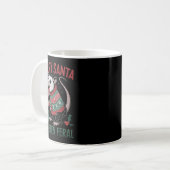 Mug Sorry Santa I've Been Feral Funny Feral Ossum Chri (Devant gauche)