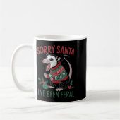 Mug Sorry Santa I've Been Feral Funny Feral Ossum Chri (Gauche)