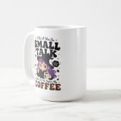Mug Sort à la conversation futile avant le café grand (Devant gauche)