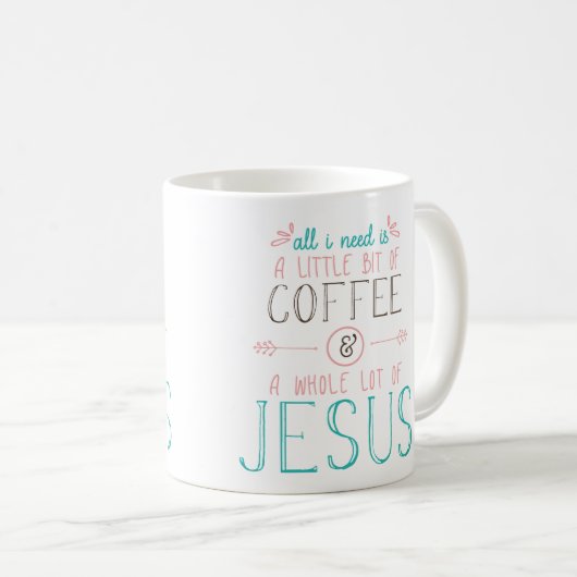 Mug Sort entier de Jésus (Devant droit)