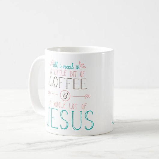 Mug Sort entier de Jésus (Devant gauche)