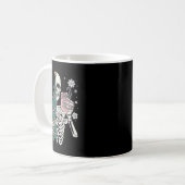 Mug Sorta effrayant joyeux sorta noël squelette de l'a (Devant gauche)