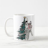 Mug "Sorta Effrayant Sorta Joyeux" Noël Squelette (Gauche)