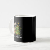 Mug Sorta Merry Sorta Feral Christmas Raccoon Trash Pa (Devant gauche)