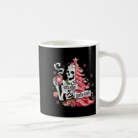 Mug Sorta Merry Sorta Y Funny Skeleton Christmas  (Droite)