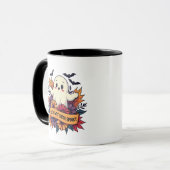 Mug Sorta Sweet Sorta Éffrayant Halloween Fantôme Auto (Devant gauche)