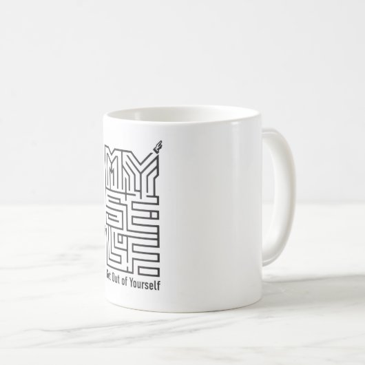Mug Sortez de vous-même (Devant droit)