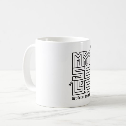 Mug Sortez de vous-même (Devant gauche)