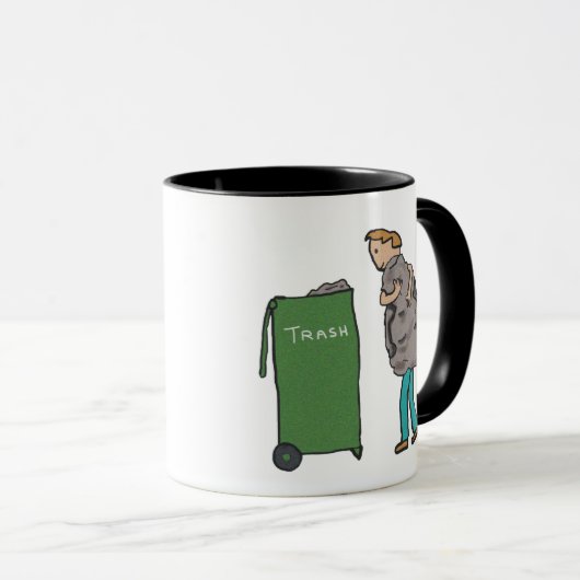 Mug Sortez Les Ordures (Devant droit)