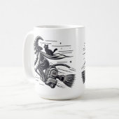 Mug Sortie d’Halloween rapide et venimeuse de sorcière (Devant gauche)