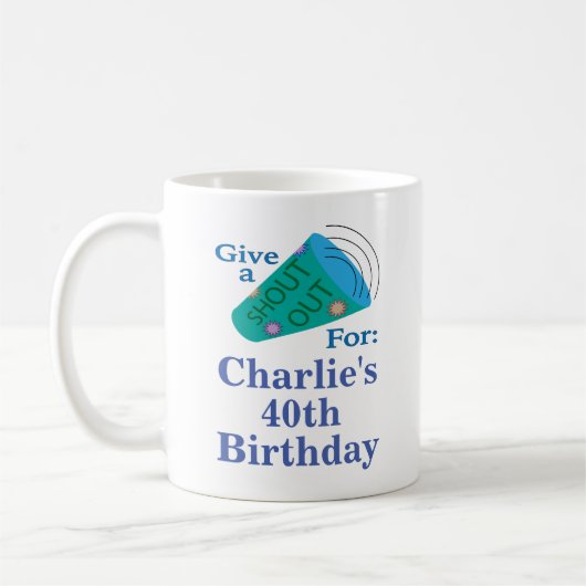Mug Sortie d'appel personnalisable (Gauche)