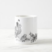 Mug Sortie de famille de cailles (Centre)