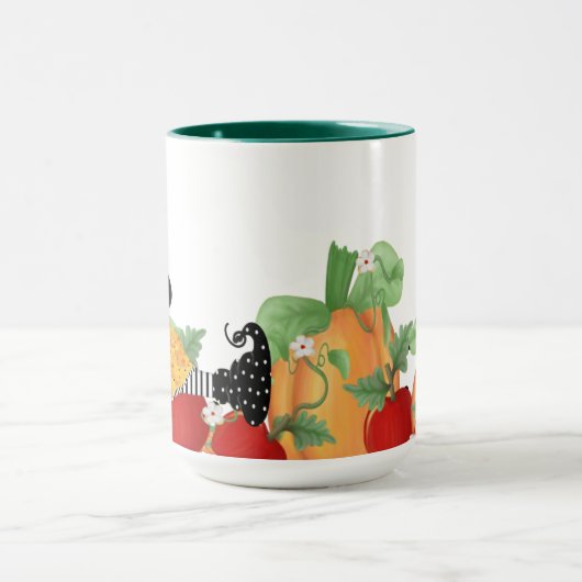 Mug Sortie de patchs citrouille (Centre)