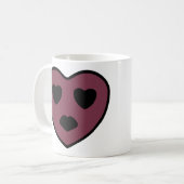 Mug Sortie visage coeur (Devant gauche)