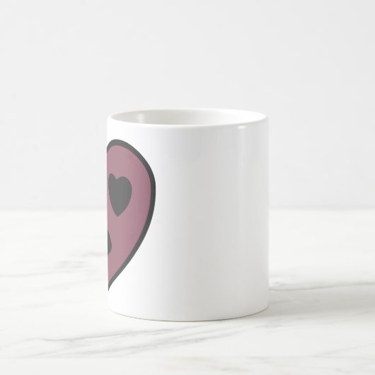 Mug Sortie visage coeur (Centre)