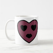 Mug Sortie visage coeur (Gauche)