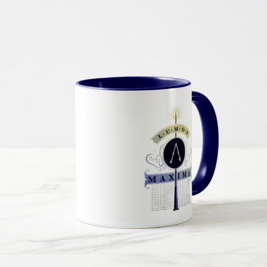 Mug Sortilège Harry Potter | Lumos Maxima Graphique (Devant droit)