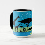 Mug Sortir de l'Afrique - Psaume 23 (Devant gauche)