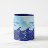 Mug Sortir sur les marées dans un rêve SparklingBlue (Centre)
