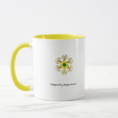 MUG SOUCHES AVEC CHAT NOIR EN TURQUOISE BLEUE (Gauche)