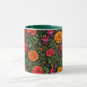 Mug Soucis, Géraniums et Fuschias (Centre)