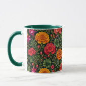 Mug Soucis, Géraniums et Fuschias (Gauche)