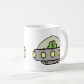 Mug Soucoupe volante (Devant droit)