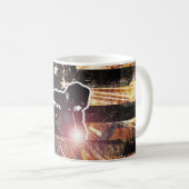 Mug Soudage des étincelles et flammes (Devant droit)