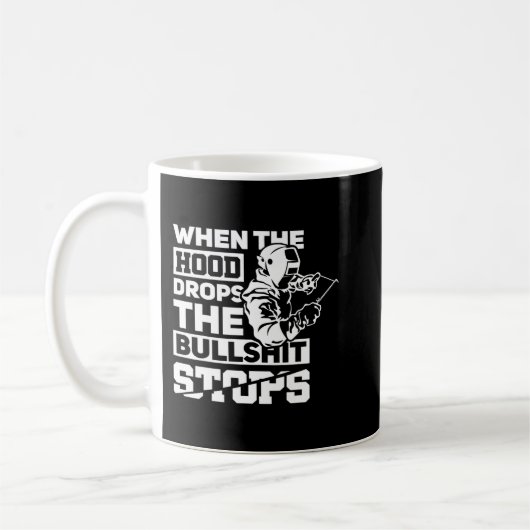 Mug Soudage Lorsque Le Hood Lâche Le Soudeur Pipeliner (Gauche)