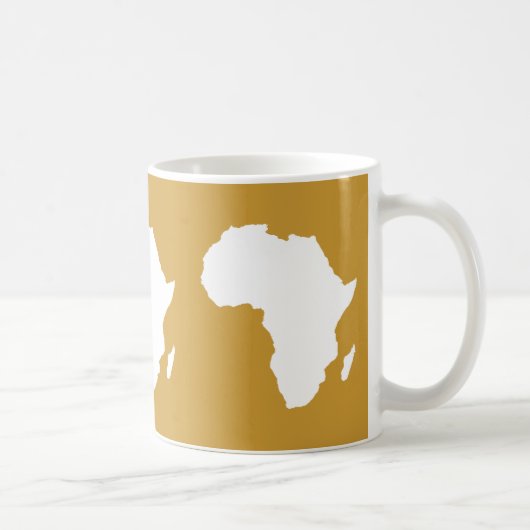 Mug Soudan Afrique Brown audacieuse (Droite)