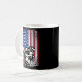Mug Souder Vintage USA American Flag Welder (Devant gauche)