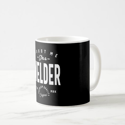 Mug Soudeur Titre du travail Cadeau (Devant droit)