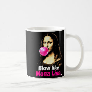 Mug Souffler comme mona lisa – mème d'art drôle pour u