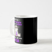 Mug Souffre de Fibromyalgie Plaisir de sensibilisation (Devant gauche)