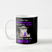Mug Souffre de Fibromyalgie Plaisir de sensibilisation (Gauche)