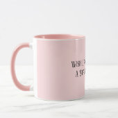 Mug Souhait de l'étoile rose (Gauche)