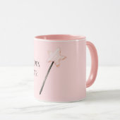 Mug Souhait de l'étoile rose (Devant droit)