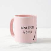 Mug Souhait de l'étoile rose (Devant gauche)