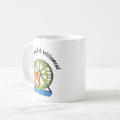 Mug Souhaiter la retraite Hamster (Devant gauche)
