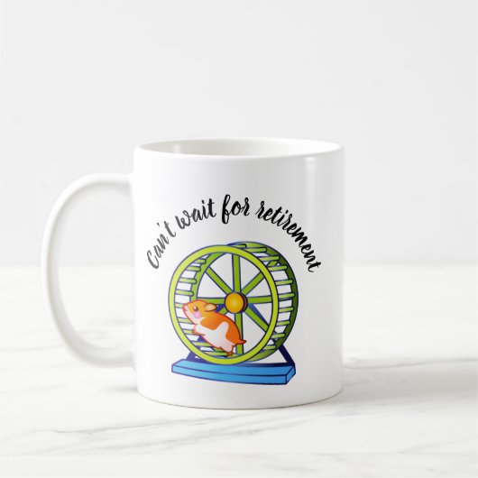 Mug Souhaiter la retraite Hamster (Gauche)
