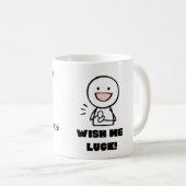 Mug Souhaitez-Moi La Chance ! (Devant droit)