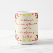 Mug Souhaitez-vous, Roses Fleurs Bouquet Citations de  (Centre)