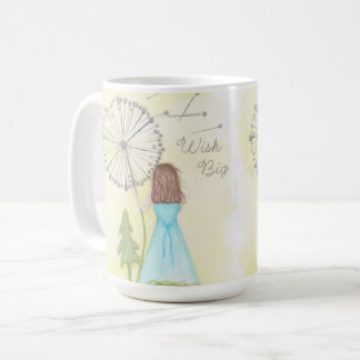 Mug Souhaitez-vous sur une petite fille en pandelier
