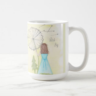 Mug Souhaitez-vous sur une petite fille en pandelier