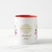 Mug Souhaitez-vous un joyeux Noël et une bonne année (Centre)