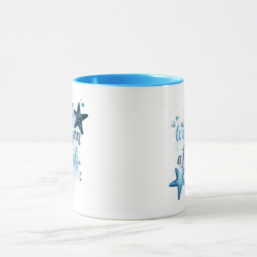 Mug Souhaitez-vous une étoile de mer (Centre)