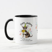 Mug Souhaits de joyeux anniversaire de votre chien de (Gauche)